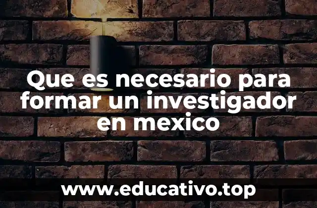 La importancia del sistema educativo en la formación de investigadores
