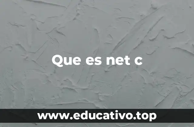 Que es net c