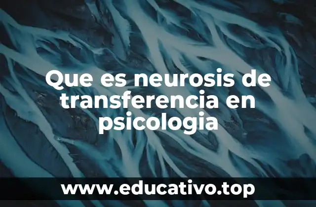 La relación terapéutica y la neurosis de transferencia