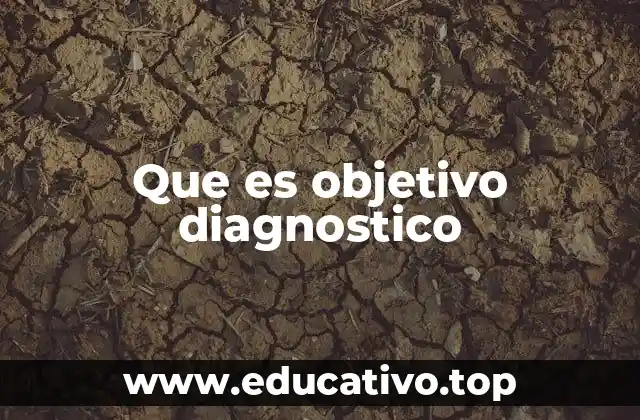 Que es objetivo diagnostico