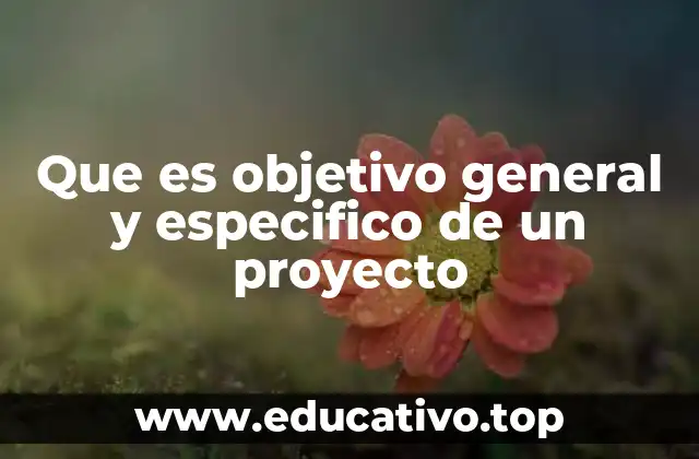 La importancia de los objetivos en la planificación de un proyecto