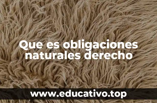 La relación entre obligaciones naturales y la justicia social