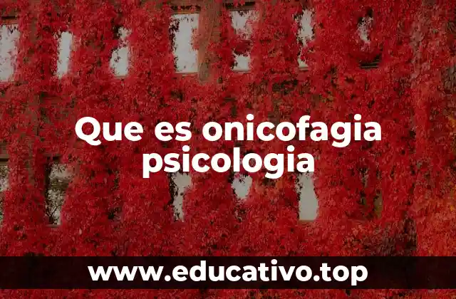 Factores psicológicos detrás del hábito de morder las uñas