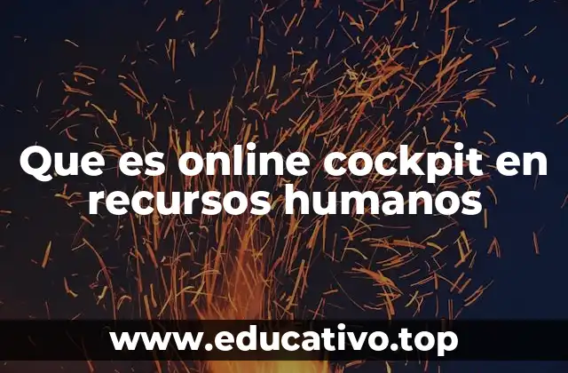 Que es online cockpit en recursos humanos