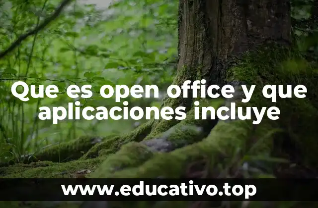 Características principales de OpenOffice