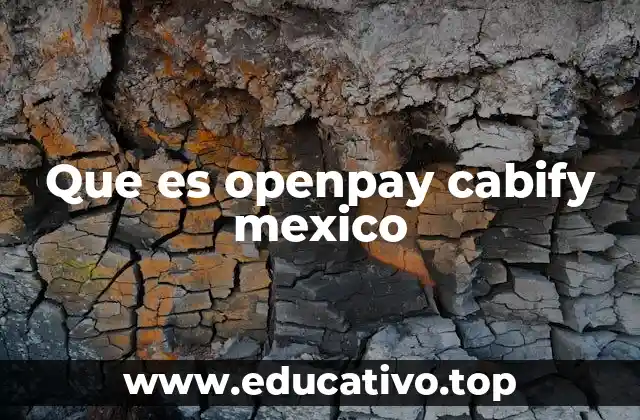 Que es openpay cabify mexico