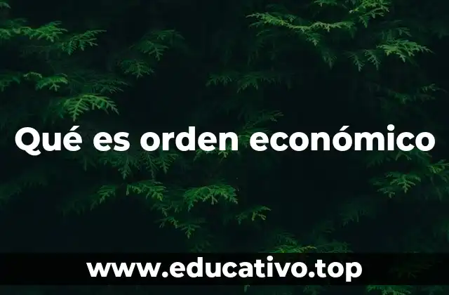 Cómo el orden económico afecta a la sociedad