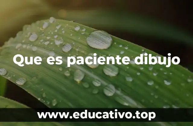 Que es paciente dibujo