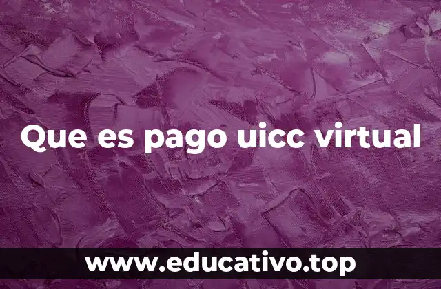 Que es pago uicc virtual