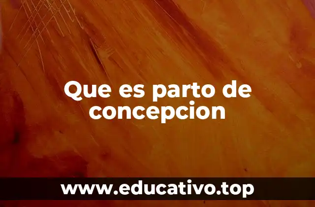 Que es parto de concepcion