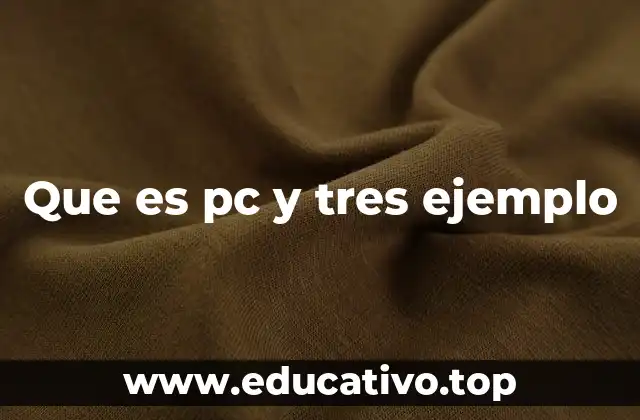 El papel de la PC en la vida moderna