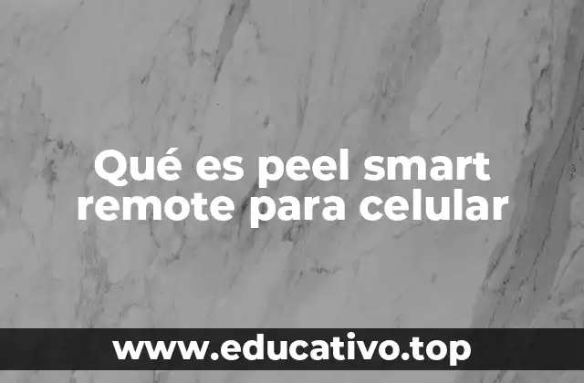 Cómo funciona el Peel Smart Remote sin mencionar su nombre