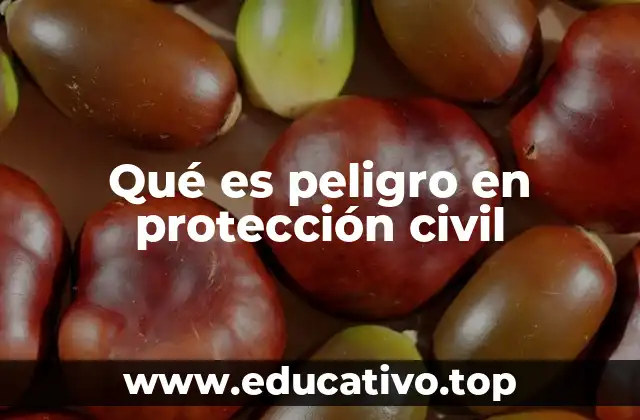 Qué es peligro en protección civil