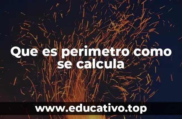 Que es perimetro como se calcula