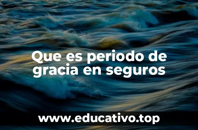 El funcionamiento del periodo de gracia en seguros