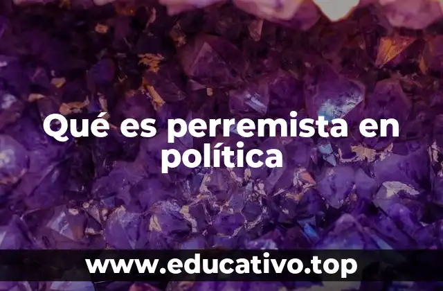 Qué es perremista en política