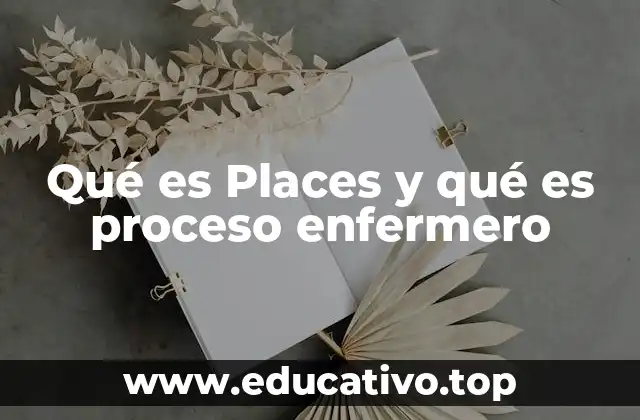 Qué es Places y qué es proceso enfermero