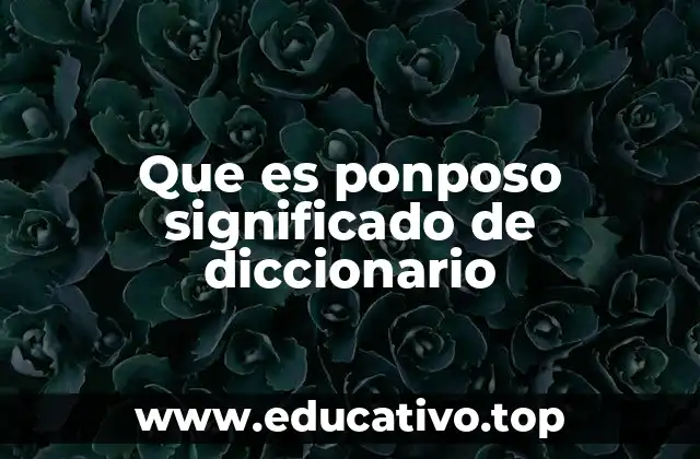 El uso de expresiones coloquiales como ponposo en la comunicación