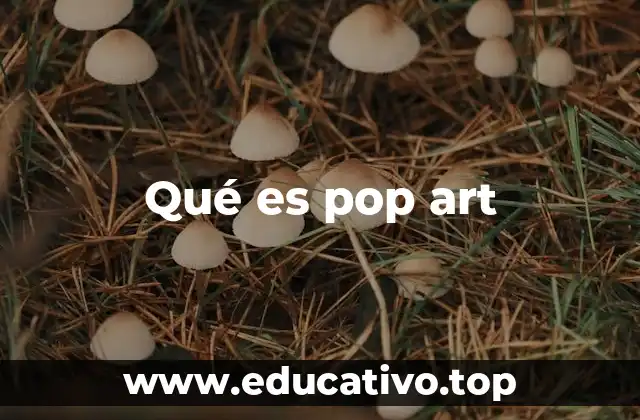 Qué es pop art