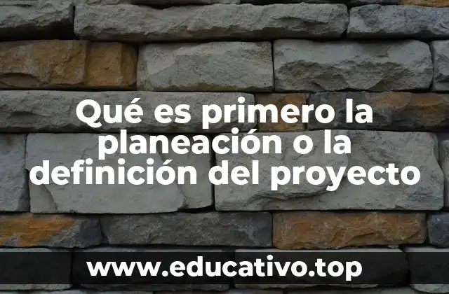 El papel de la definición del proyecto en la gestión de proyectos