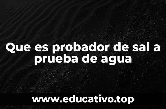 Aplicaciones del probador de sal en entornos industriales y marítimos
