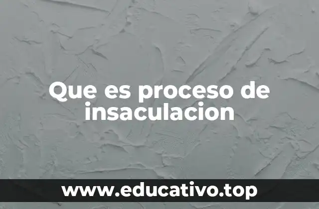 Que es proceso de insaculacion