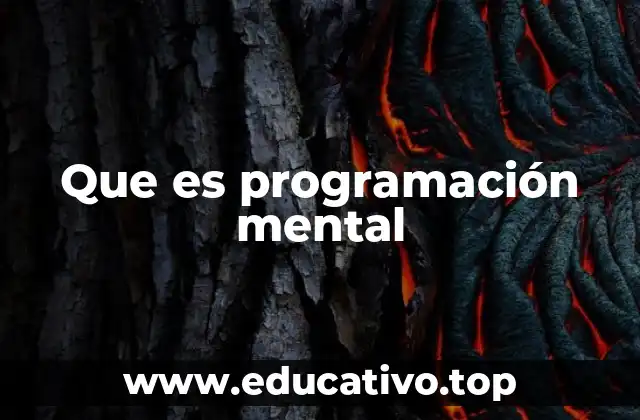 Que es programación mental