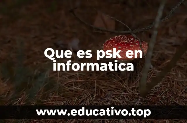 Que es psk en informatica