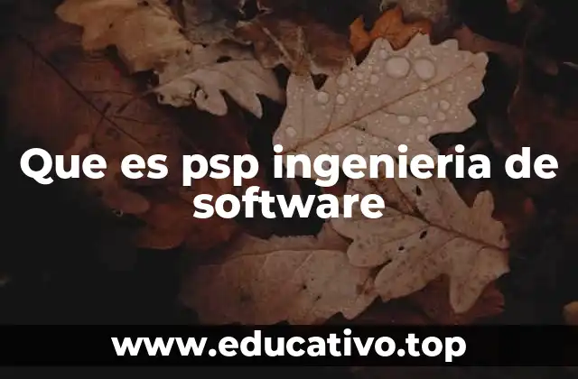 La importancia de la PSP en el desarrollo profesional