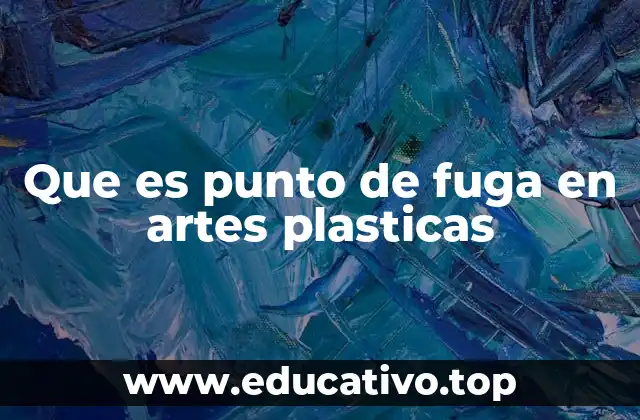 Que es punto de fuga en artes plasticas