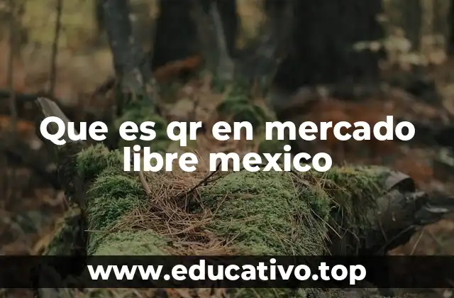 Que es qr en mercado libre mexico
