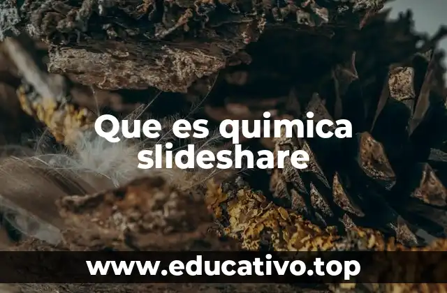 Que es quimica slideshare