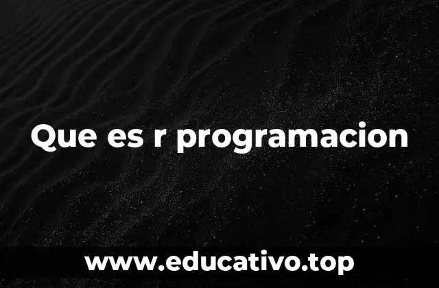 R como una herramienta para el análisis de datos