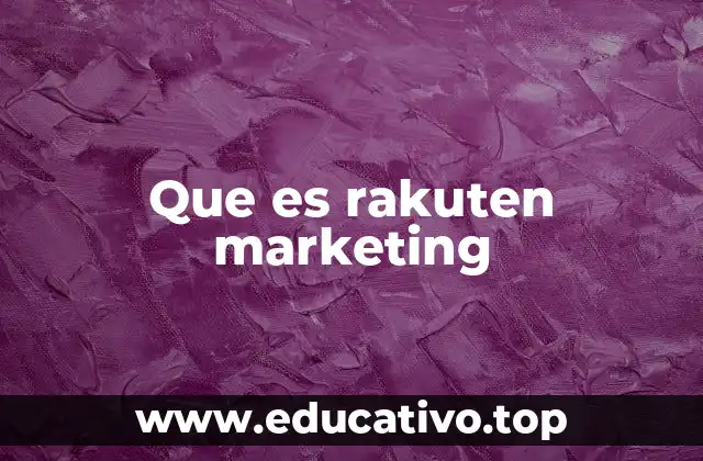 Que es rakuten marketing