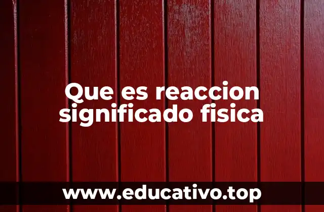 La relación entre acción y reacción en la física clásica