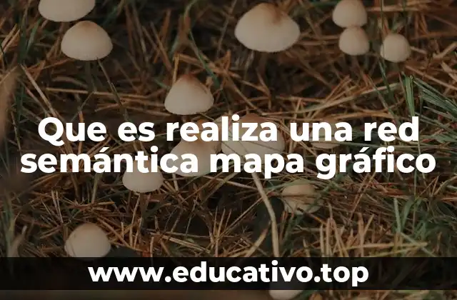 Cómo se diferencia una red semántica de otros tipos de mapas visuales