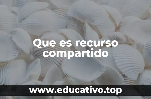 Recursos compartidos en el entorno digital