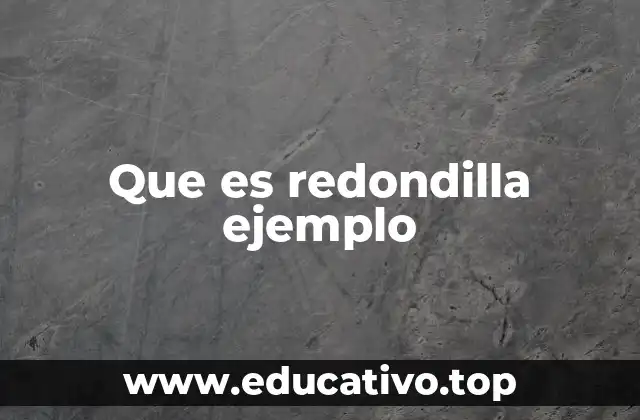 Que es redondilla ejemplo