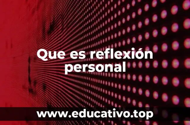 El poder del pensamiento introspectivo