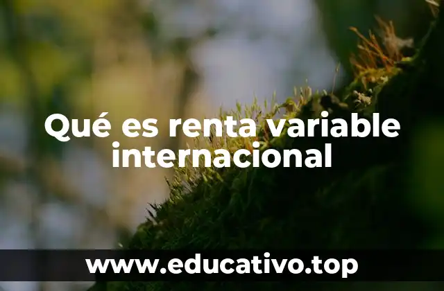 La importancia de la renta variable en el contexto global