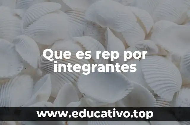 Que es rep por integrantes