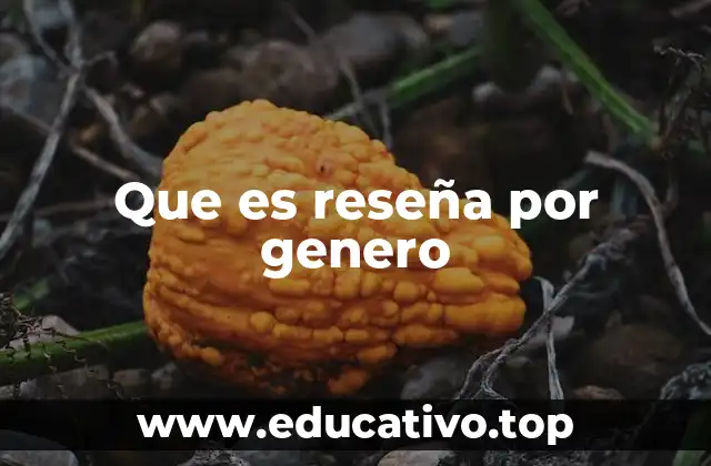 Que es reseña por genero