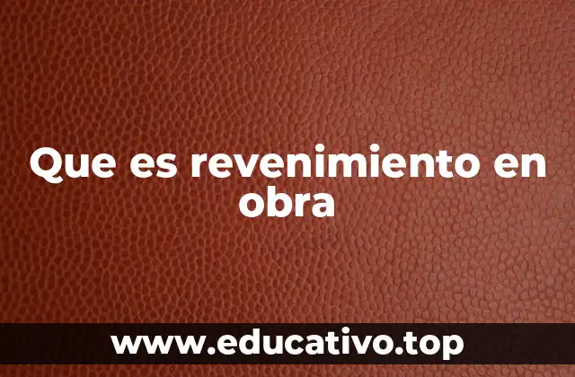 Que es revenimiento en obra