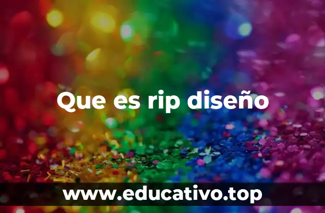 Que es rip diseño