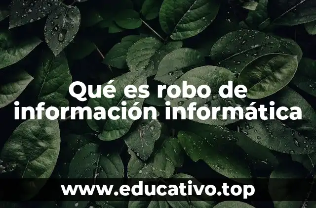 El impacto del robo de información en la sociedad moderna