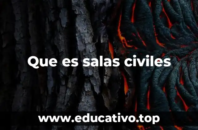 Que es salas civiles