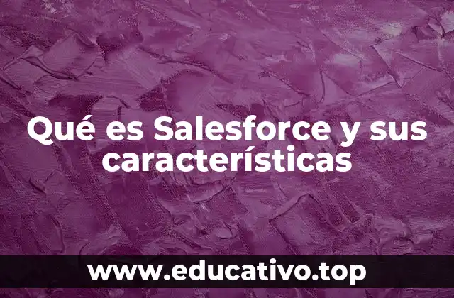 Qué es Salesforce y sus características