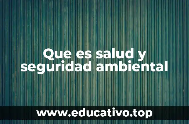 ¿Cómo se relaciona la salud con el entorno?