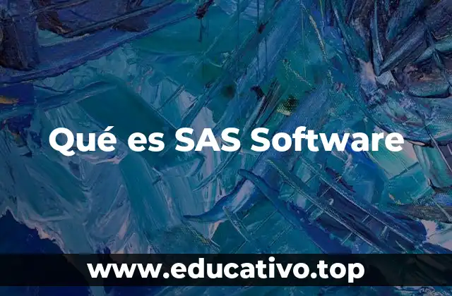 Qué es SAS Software