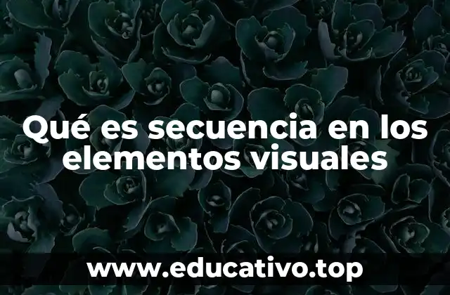Qué es secuencia en los elementos visuales